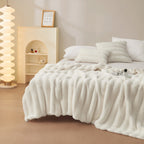 Faux Fur Double-Sided Anti-Static Cushion Blanket