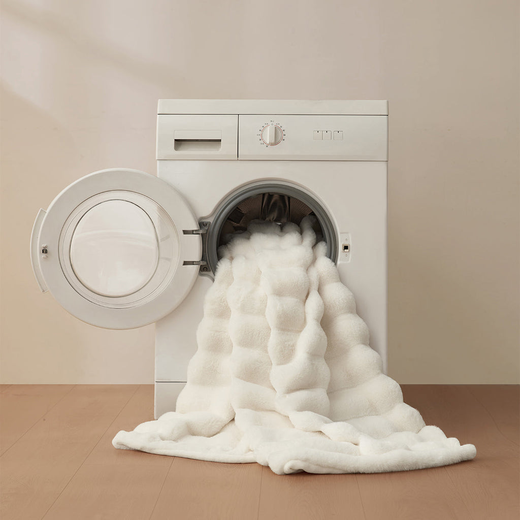 Faux Fur Double-Sided Anti-Static Cushion Blanket