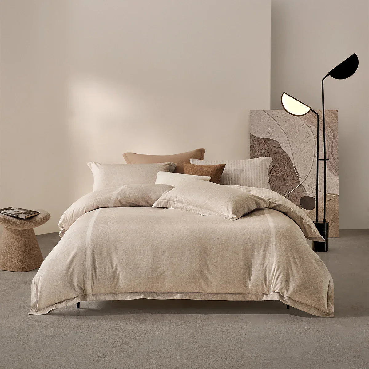 U-Zip Cotton Duvet Cover
