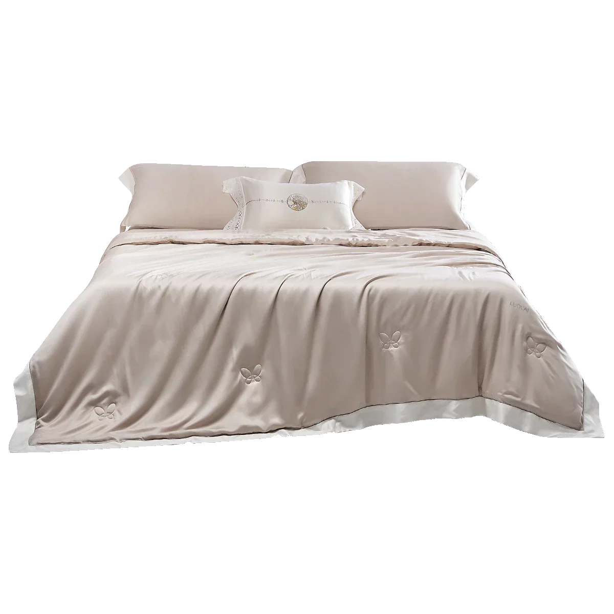 Cooling Lyocell Silk-Filled Duvet — 3.5 TOG