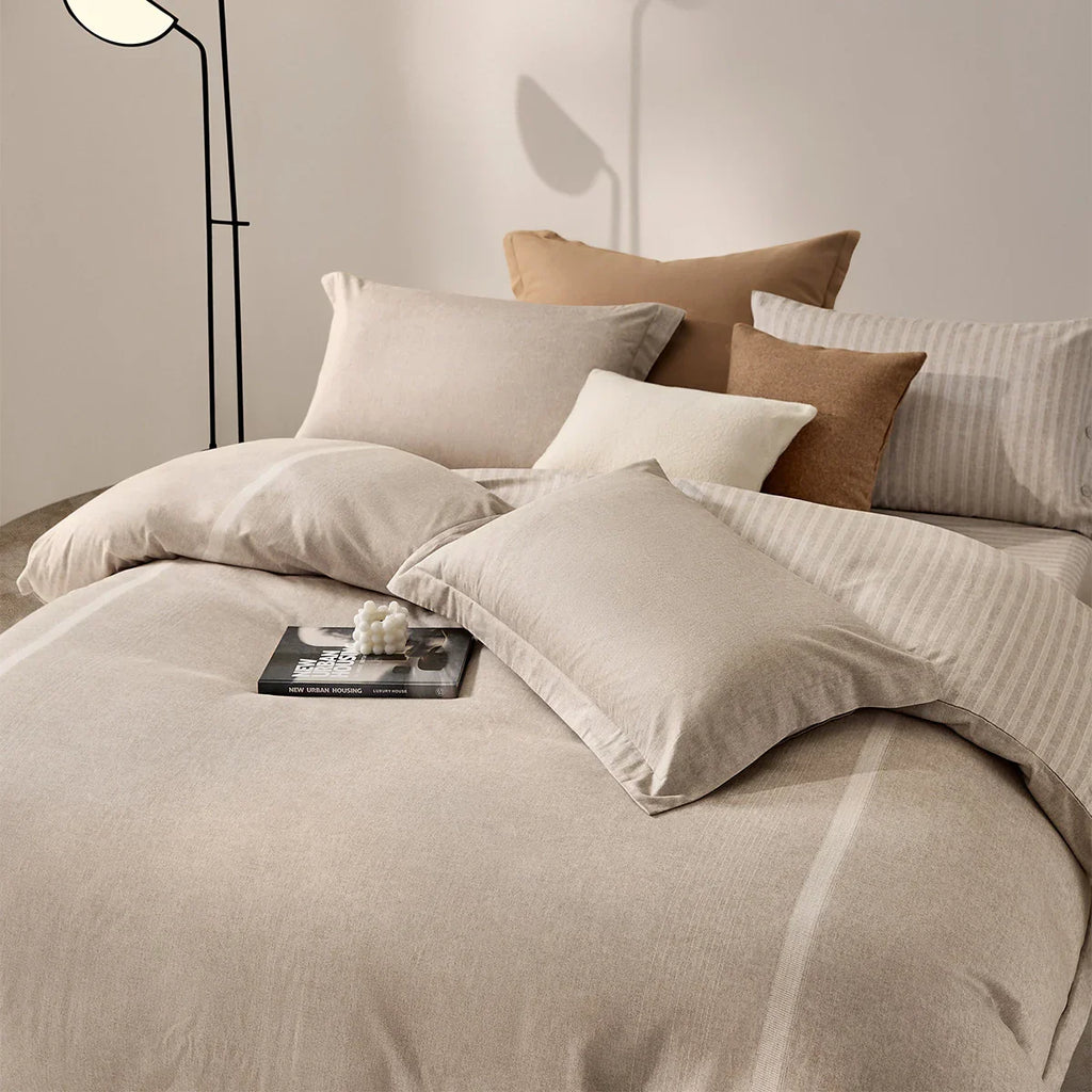 U-Zip Cotton Duvet Cover