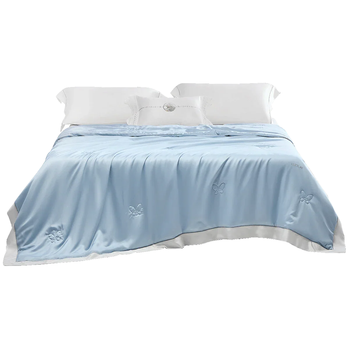 Cooling Lyocell Silk-Filled Duvet — 3.5 TOG