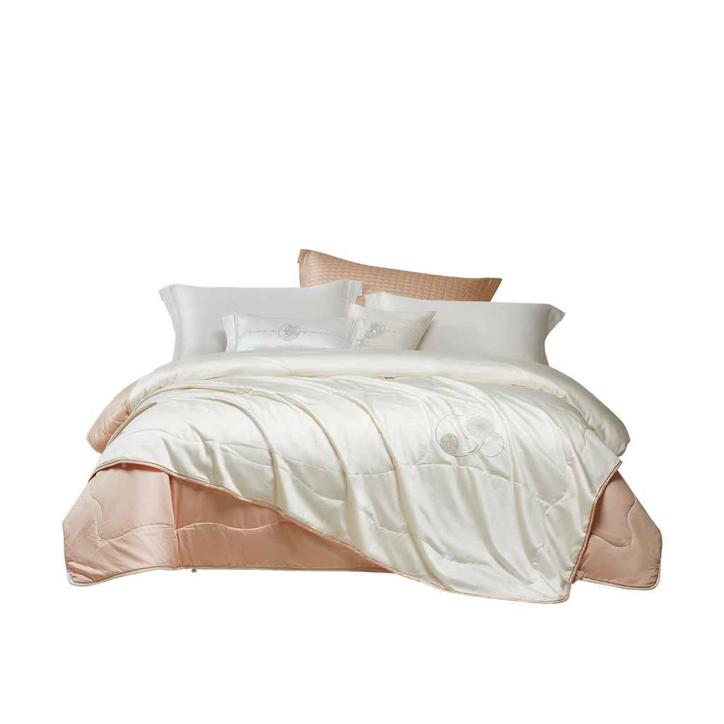 Traceable Silk-Filled Cotton Cover Embroidered duvet